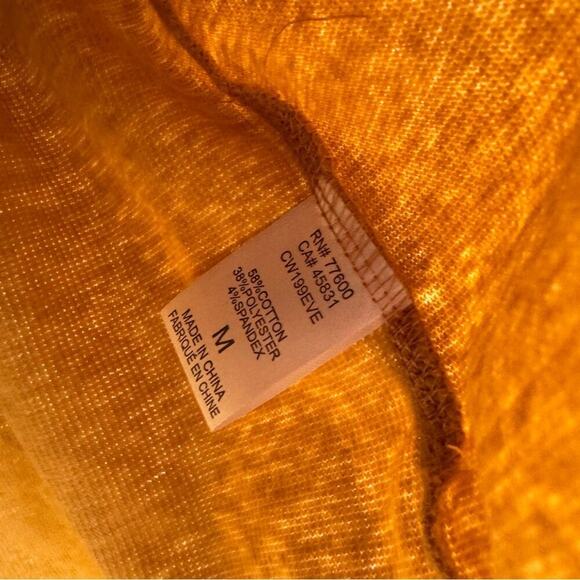 Chaser full zip long sleeve hooded top size medium mustard yellow - Picture 6 of 8